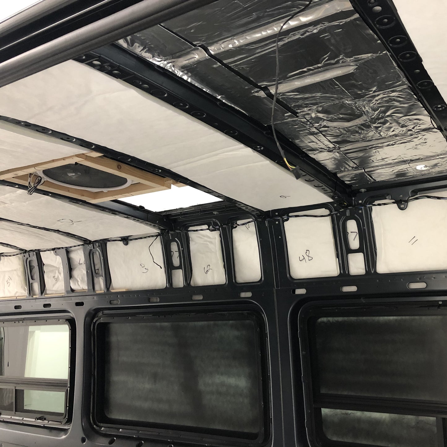 Pre-cut Insulation Kit for Transits - 2023/ current 148 Wheelbase