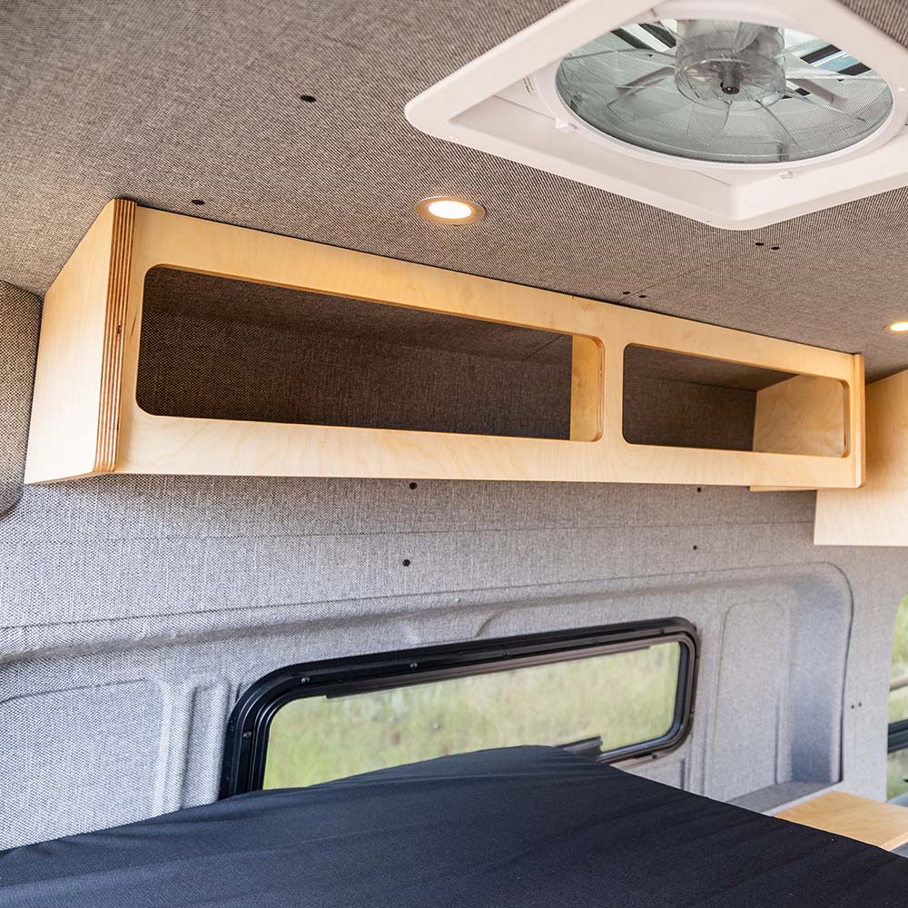 DIY Overhead Triple Shelf Kit for Sprinter Vans